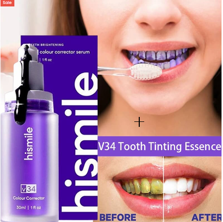 Hismile V34 Colour Corrector Serum, Teeth Whitening